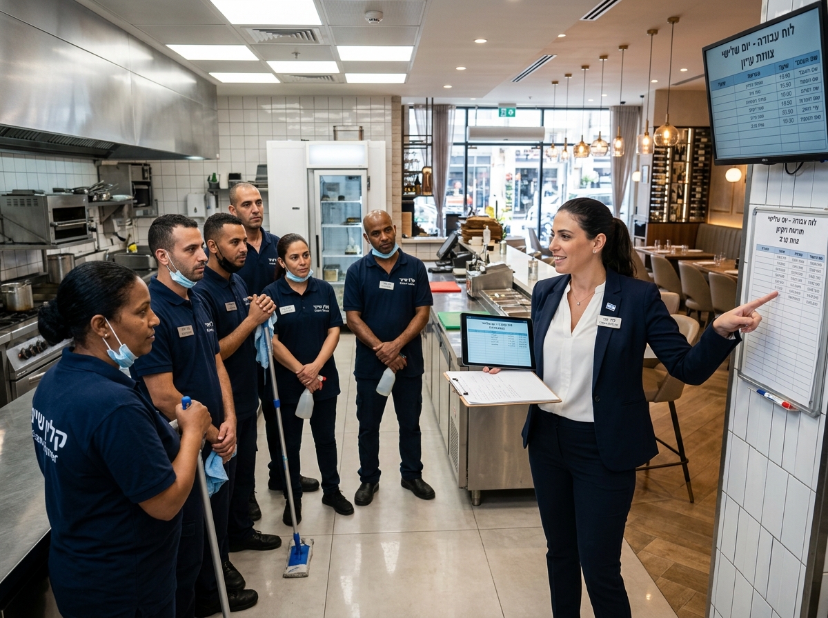Israel On-Site Cleaning Team